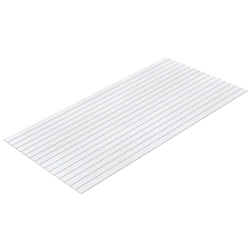 บอร์ด งานฝ้า DURAONE เซาะร่อง V 3 นิ้ว 120X240X0.6 ซม. สีธรรมชาติ