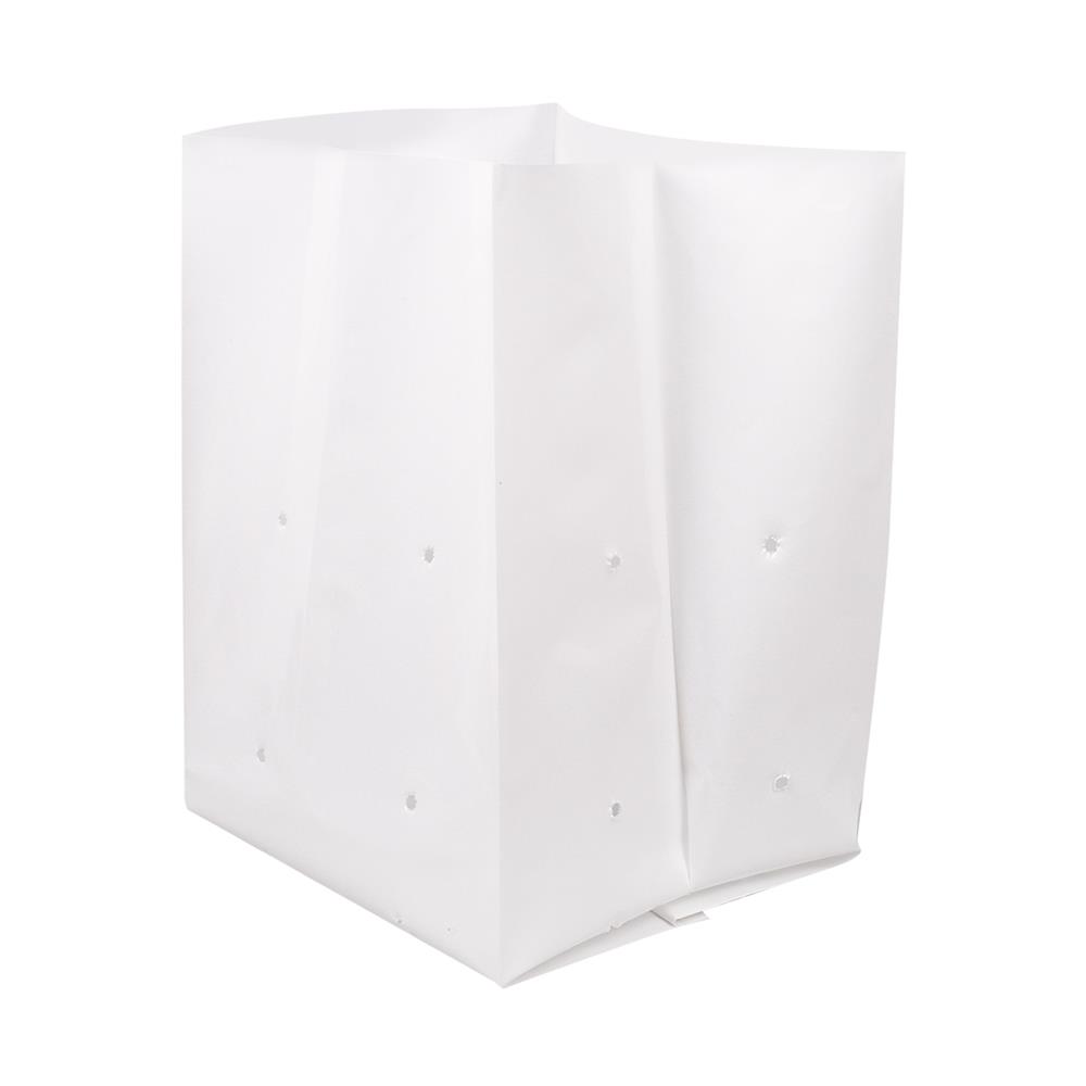 ถุงเพาะชำ เมล่อน 8X16 นิ้ว สีขาว