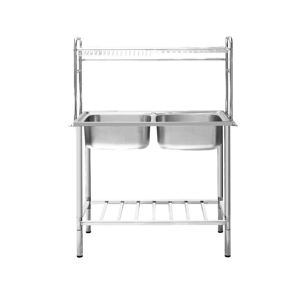 ซิงค์ขาตั้ง 2 หลุม DYNA HOME DH1050GB สเตนเลส