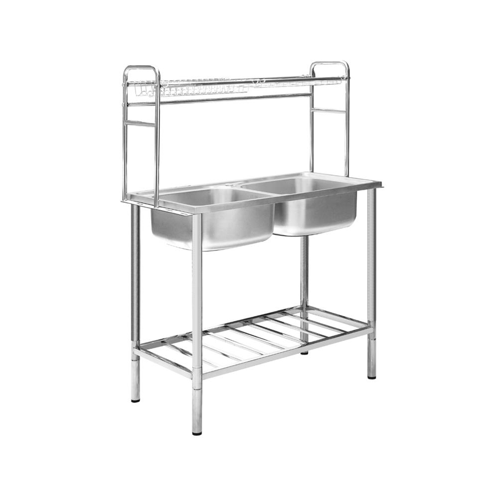 ซิงค์ขาตั้ง 2 หลุม DYNA HOME DH1050GB สเตนเลส