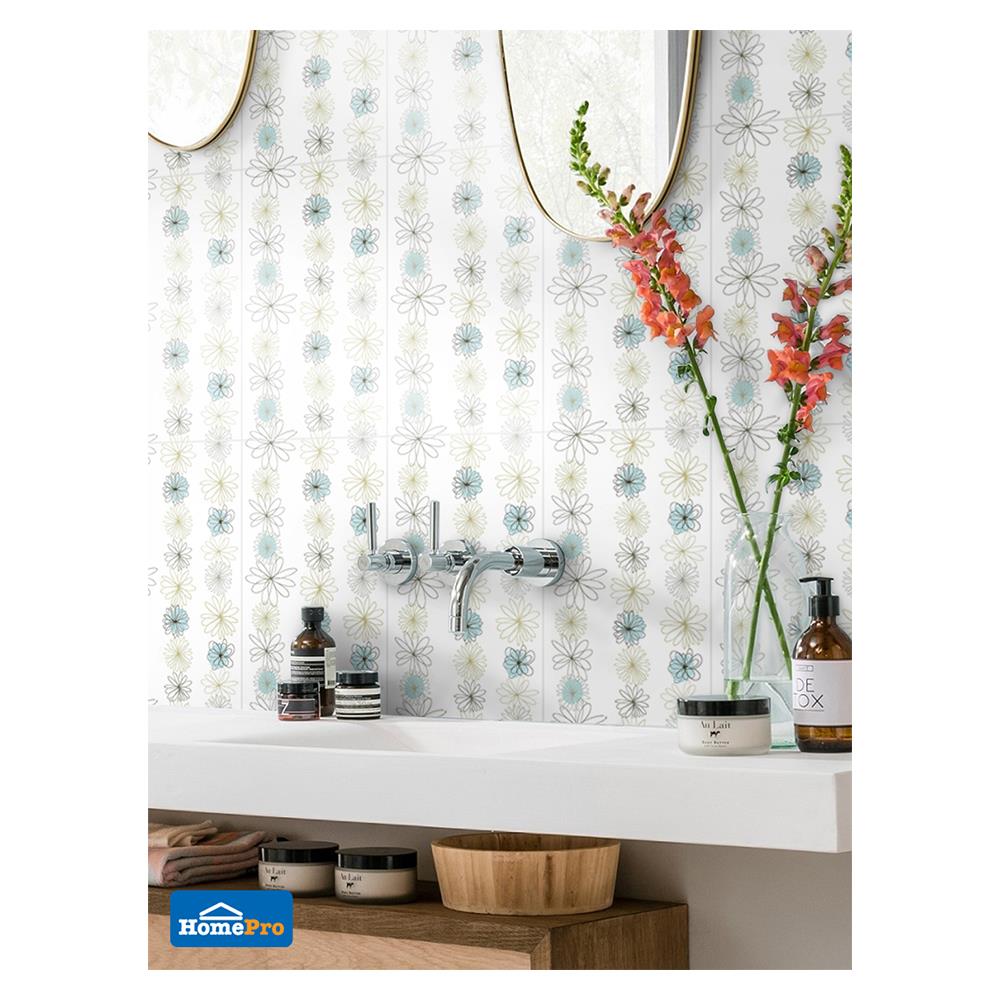 กระเบื้องผนัง 10x16 นิ้ว DURAGRES เจนเนอร์ บลู A 1M2