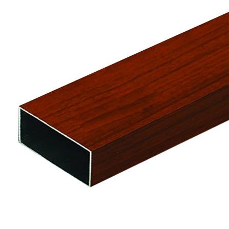 อะลูมิเนียมกล่อง MT 3/4 x 2 นิ้ว สีไม้สักน้ำตาล_0