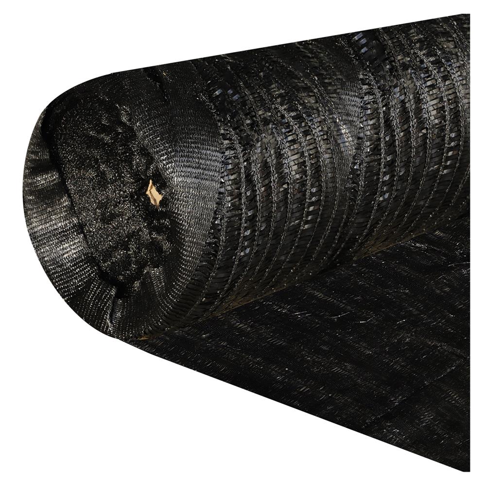 สแลนม้วนกรองแสง 60 เปอร์เซ็นต์ ทอ 1 เข็ม GARTENE 2 ม.X100 หลา สีดำ