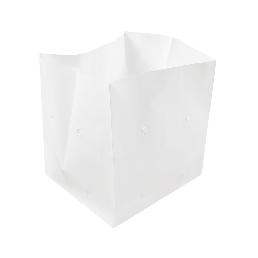 ถุงเพาะชำ ตราเมล่อน 8x13 นิ้ว สีขาว