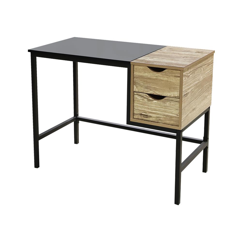 โต๊ะทำงาน ME LIVING MATEO 100 ซม. สีดาร์กโอ๊ค_1