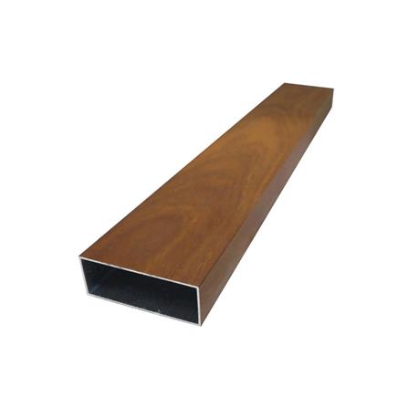 อะลูมิเนียมกล่อง MT 3/4 x 2 นิ้ว สีไม้สักทอง_0