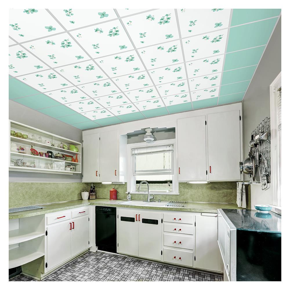 แผ่นฝ้ายิปซัม GYPROC 60x60x0.8 ซม. สีแก้วกัลยา 10 ชิ้น/กล่อง