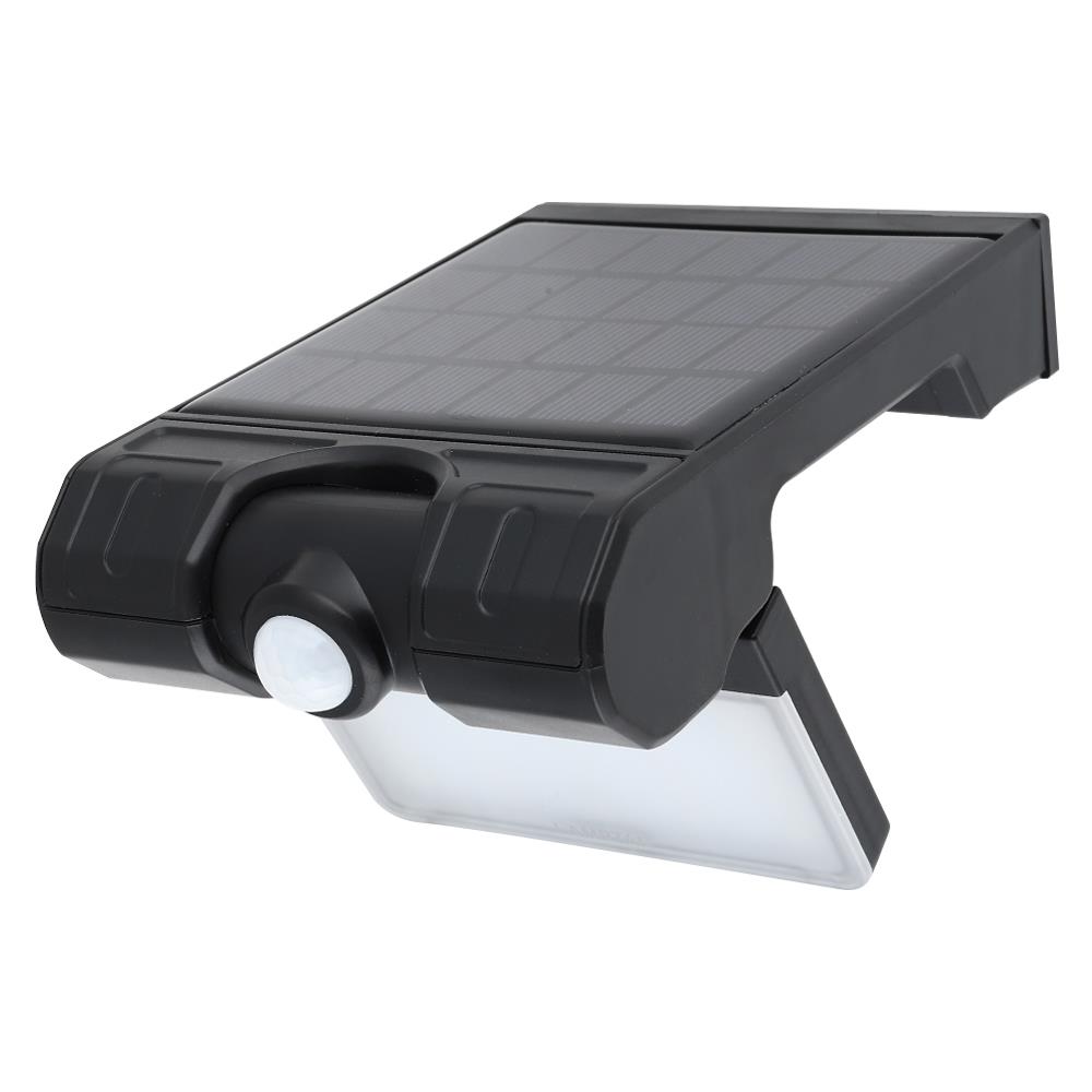 ไฟผนังภายนอก SOLAR LAMPTAN SENSOR SWING 3 วัตต์ DAYLIGHT สีดำ