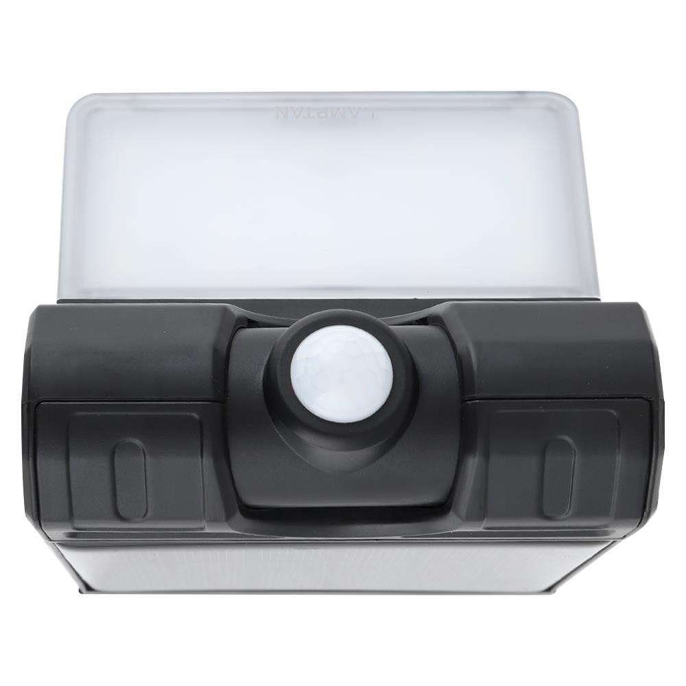 ไฟผนังภายนอก SOLAR LAMPTAN SENSOR SWING 3 วัตต์ DAYLIGHT สีดำ