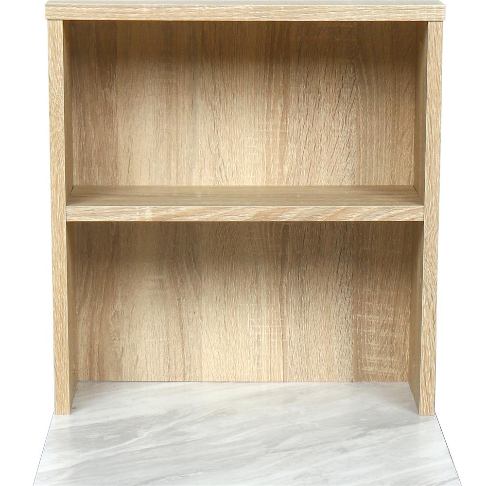 โต๊ะทำงาน INHOME TS9000 สีโซลิดโอ๊ค/หินขาว