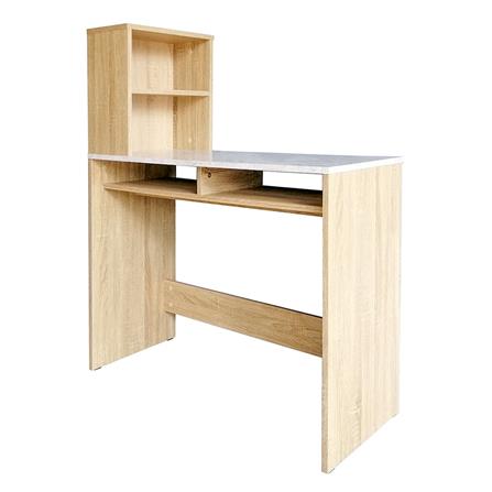 โต๊ะทำงาน INHOME TS9000 สีโซลิดโอ๊ค/หินขาว_0