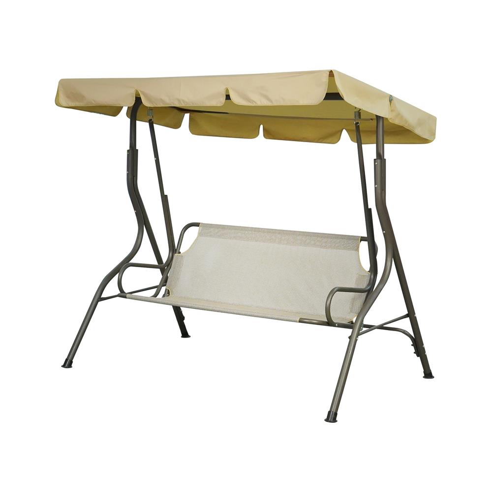 เก้าอี้โยก 3 ที่นั่ง ME LIVING JERRY สีเบจ_1