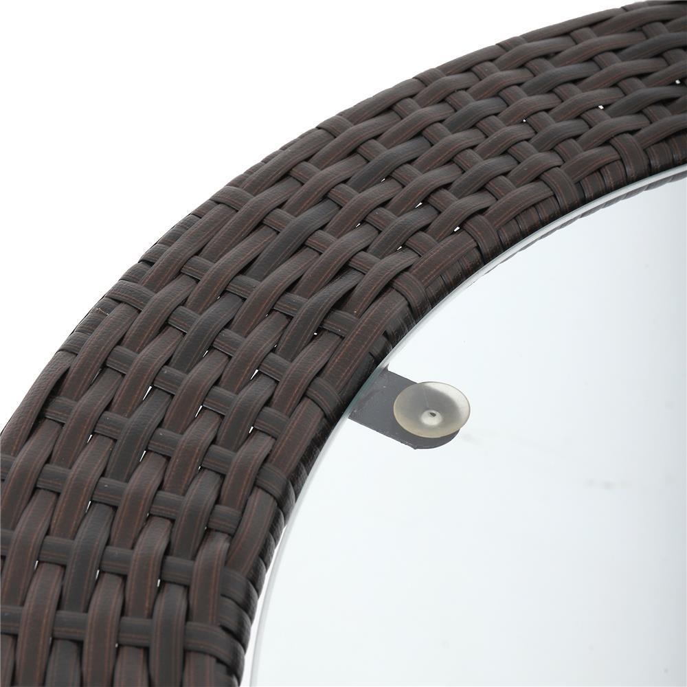 ชุดสนามหวายเทียม 2 ที่นั่ง ME LIVING RATTAN สีน้ำตาล