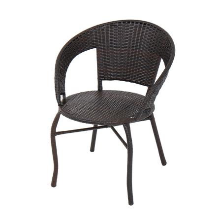 ชุดสนามหวายเทียม 2 ที่นั่ง ME LIVING RATTAN สีน้ำตาล_4