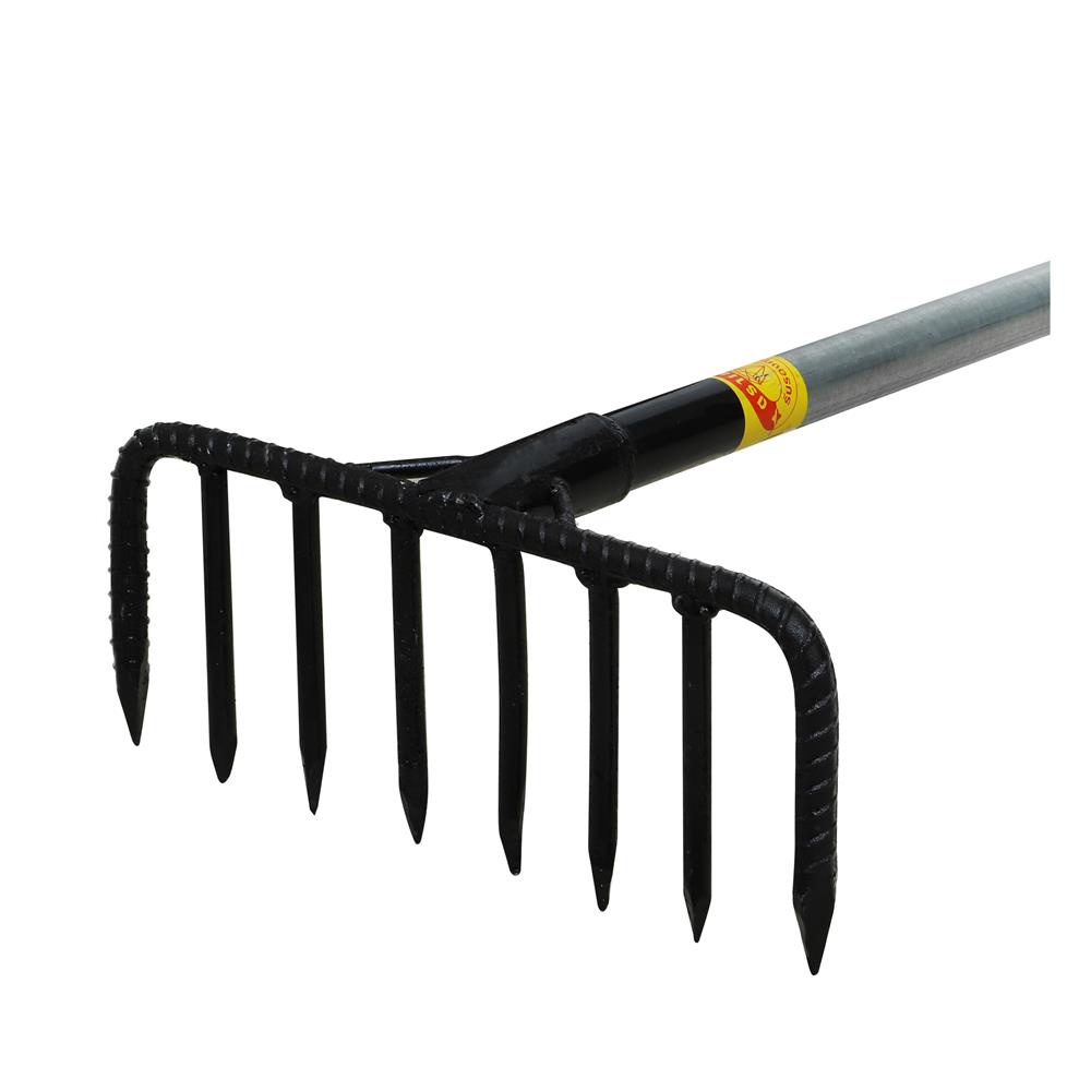 คราดเหล็ก 8 ซี่ พร้อมด้ามจับ DIAMOND 1.2 ม.