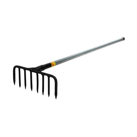 คราดเหล็ก 8 ซี่ พร้อมด้ามจับ DIAMOND 1.2 ม.