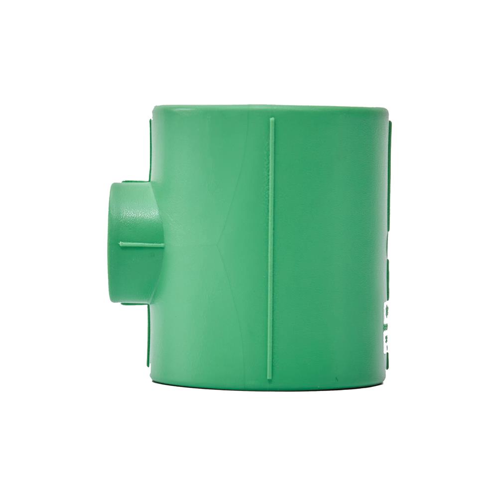 ข้อต่อสามทางลด PP-R SCG 1X3/4 นิ้ว สีเขียว
