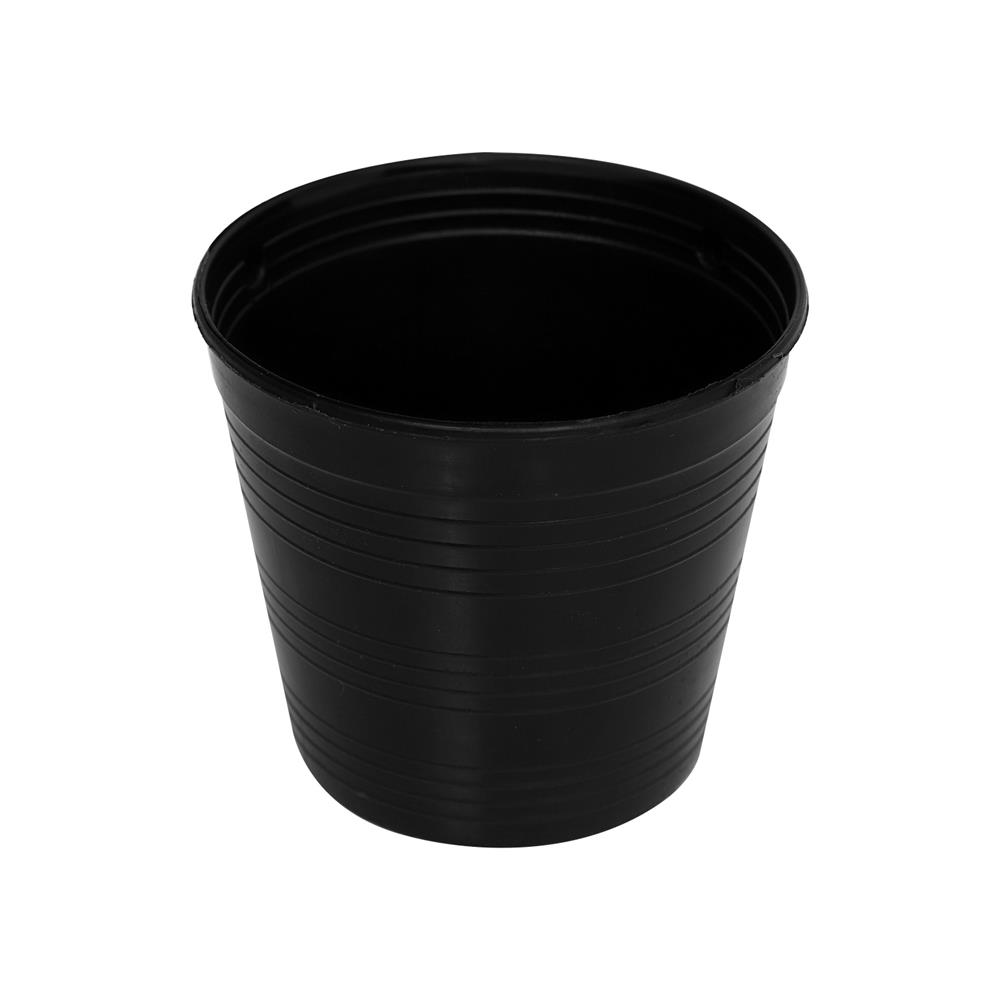 กระถางพลาสติกปากกลม PNP 3 นิ้ว สีดำ