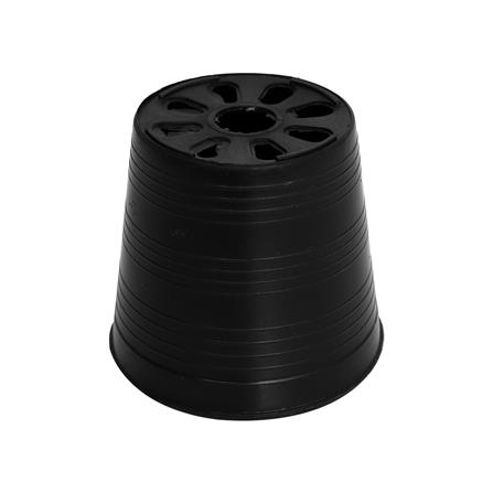 กระถางพลาสติกปากกลม PNP 3 นิ้ว สีดำ_1