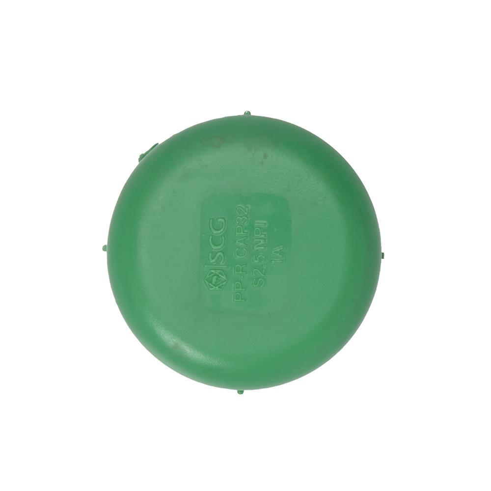 ฝาครอบ PP-R SCG 3/4 นิ้ว สีเขียว