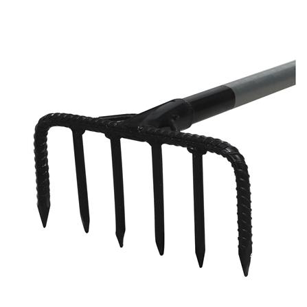 คราดเหล็ก 6 ซี่ พร้อมด้ามจับ DIAMOND 1.2 ม._1