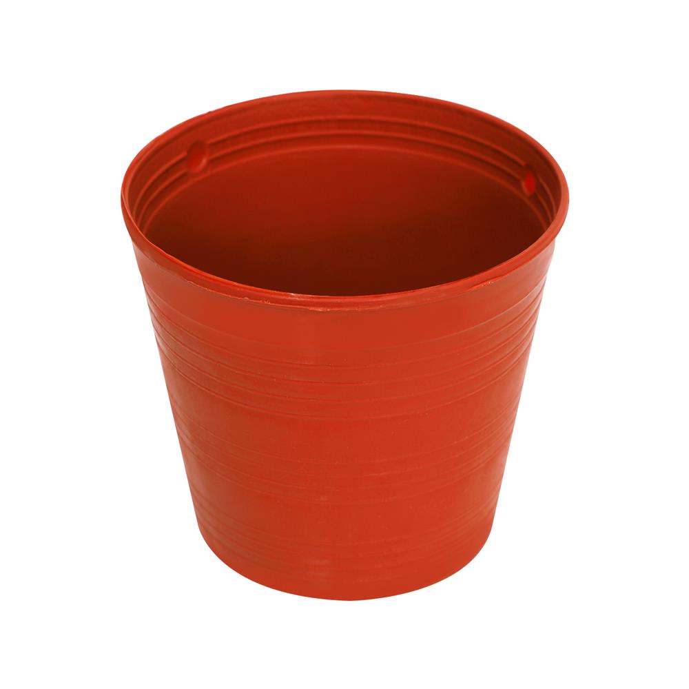 กระถางพลาสติกปากกลม PNP 3 นิ้ว สีอิฐ