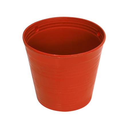 กระถางพลาสติกปากกลม PNP 3 นิ้ว สีอิฐ_0