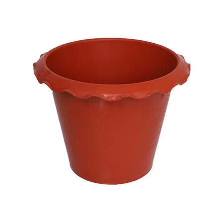 กระถางบัวปากจีบ PNP 12 นิ้ว สีอิฐ_0