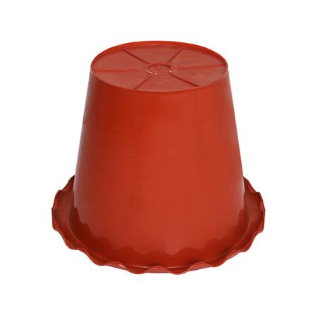 กระถางบัวปากจีบ PNP 12 นิ้ว สีอิฐ_1