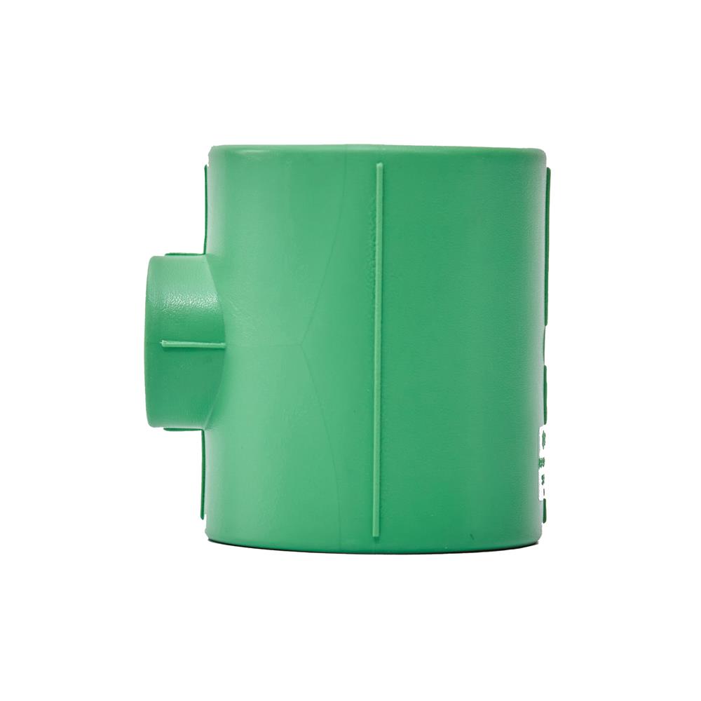 ข้อต่อสามทางลด PP-R SCG 3/4X1/2 นิ้ว สีเขียว