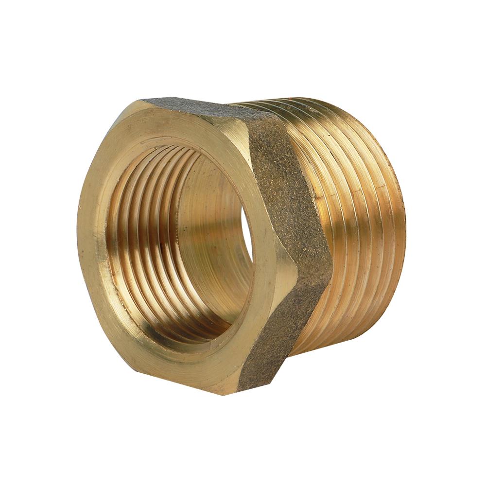 ข้อต่อเกลียวใน-นอก CITY 1x3/4 นิ้ว สีทอง