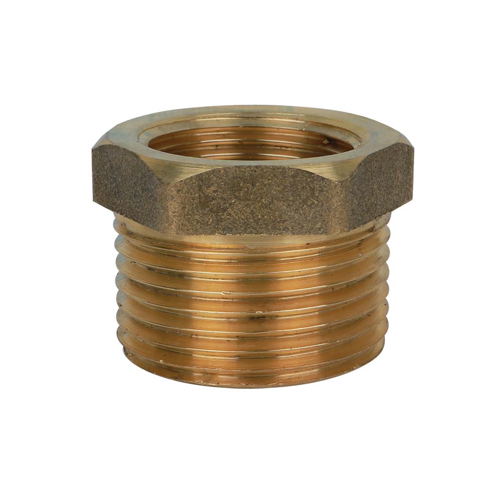 ข้อต่อเกลียวใน-นอก CITY 1x3/4 นิ้ว สีทอง