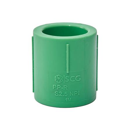 ข้อต่อตรง PP-R SCG 1/2 นิ้ว สีเขียว_1