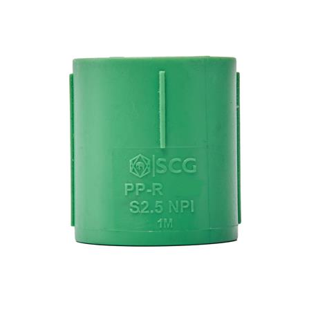 ข้อต่อตรง PP-R SCG 1/2 นิ้ว สีเขียว_2