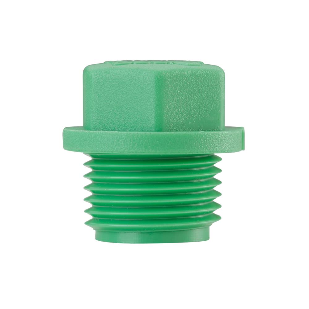 ปลั๊กอุดเกลียว PP-R SCG 1/2 นิ้ว สีเขียว