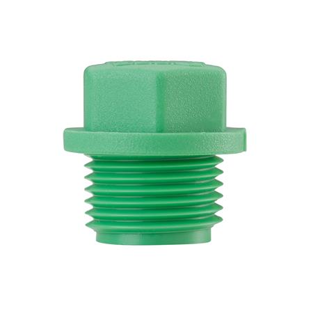 ปลั๊กอุดเกลียว PP-R SCG 1/2 นิ้ว สีเขียว_1