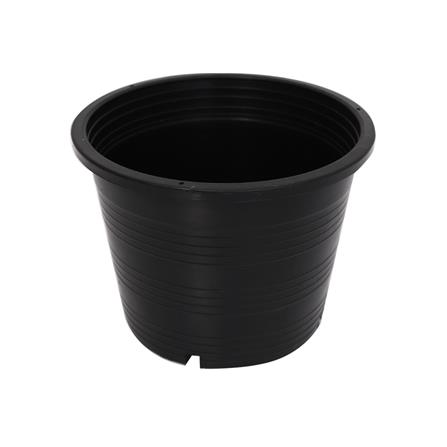 กระถางพลาสติกปากกลม PNP 5.5 นิ้ว สีดำ_0