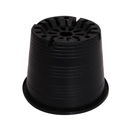 กระถางพลาสติกปากกลม PNP 5.5 นิ้ว สีดำ_1