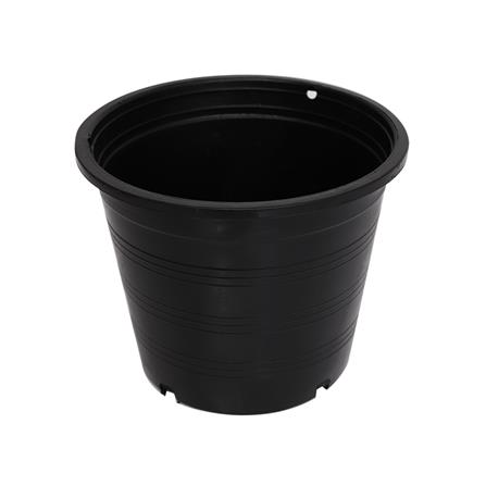กระถางพลาสติกปากกลม PNP 5 นิ้ว สีดำ_0