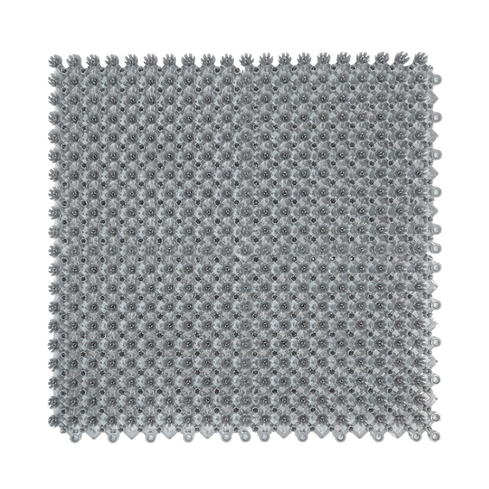 พรมเช็ดเท้าดักฝุ่น HOME LIVING STYLE JOINT 29X29 ซม. สีเทา