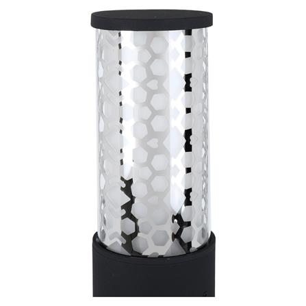 ไฟทางเดิน CARINI BO-F5302AL อะลูมิเนียม/แก้ว MODERN สีดำ_1