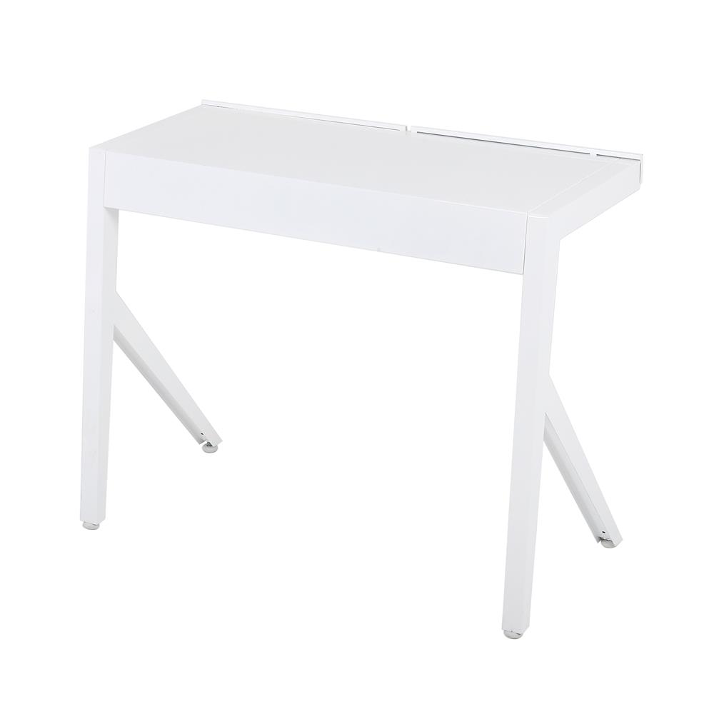 โต๊ะทำงานเหล็ก KIOSK BV-11N 90 ซม. สีขาว