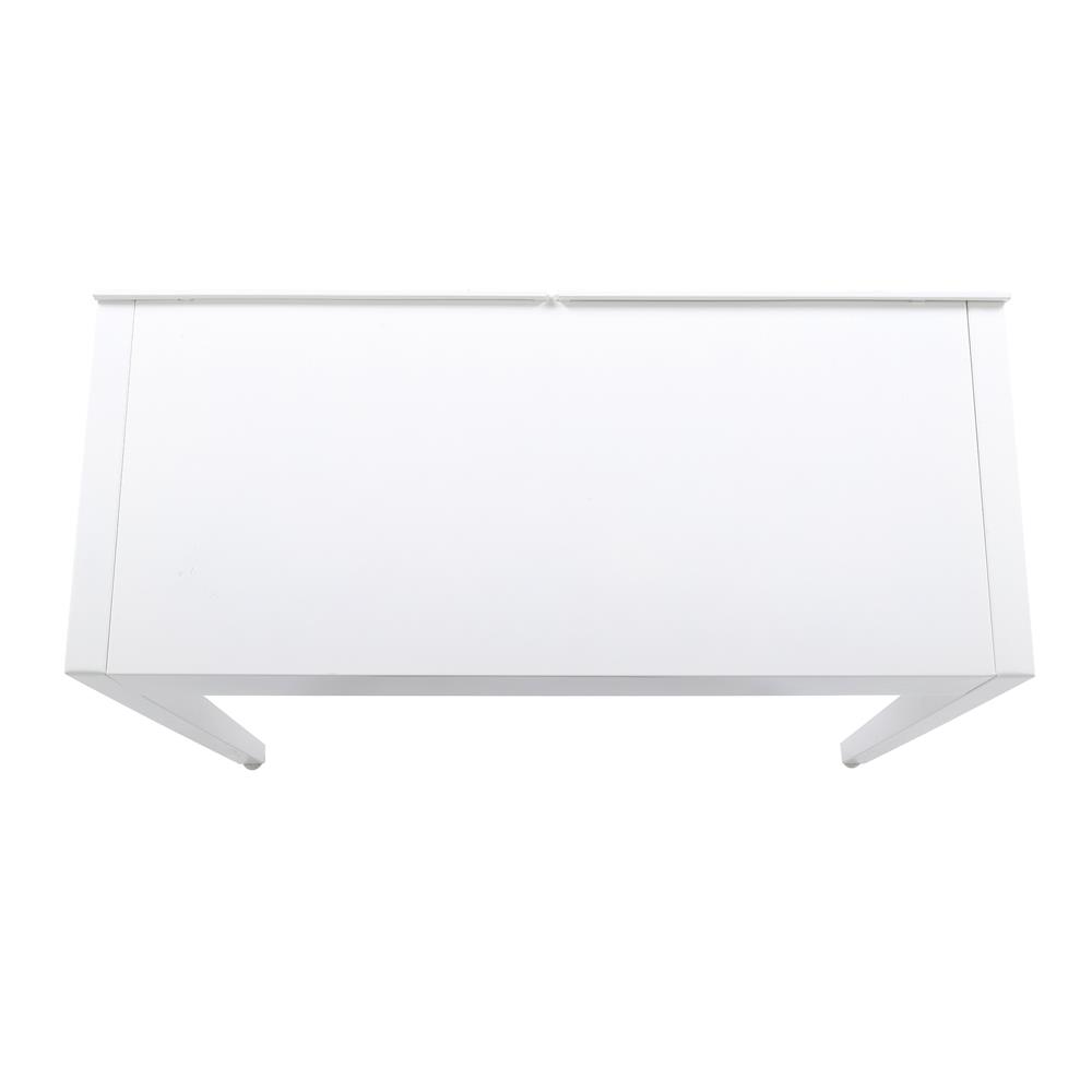 โต๊ะทำงานเหล็ก KIOSK BV-11N 90 ซม. สีขาว