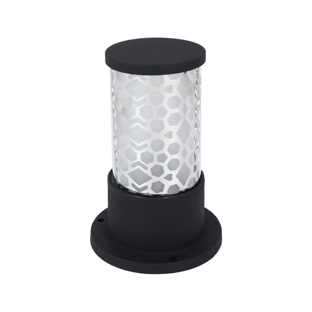 ไฟหัวเสา CARINI BO-F5302AS อะลูมิเนียม/แก้ว MODERN สีดำ