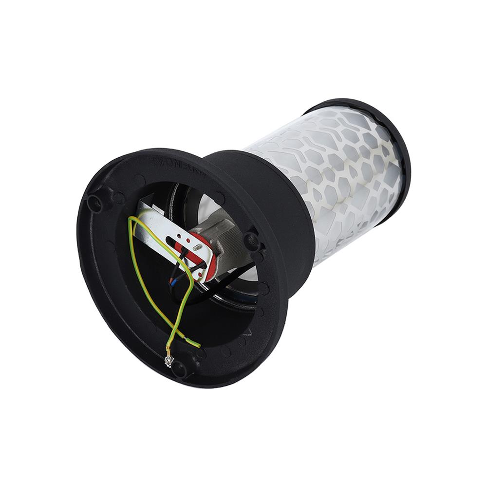 ไฟหัวเสา CARINI BO-F5302AS อะลูมิเนียม/แก้ว MODERN สีดำ