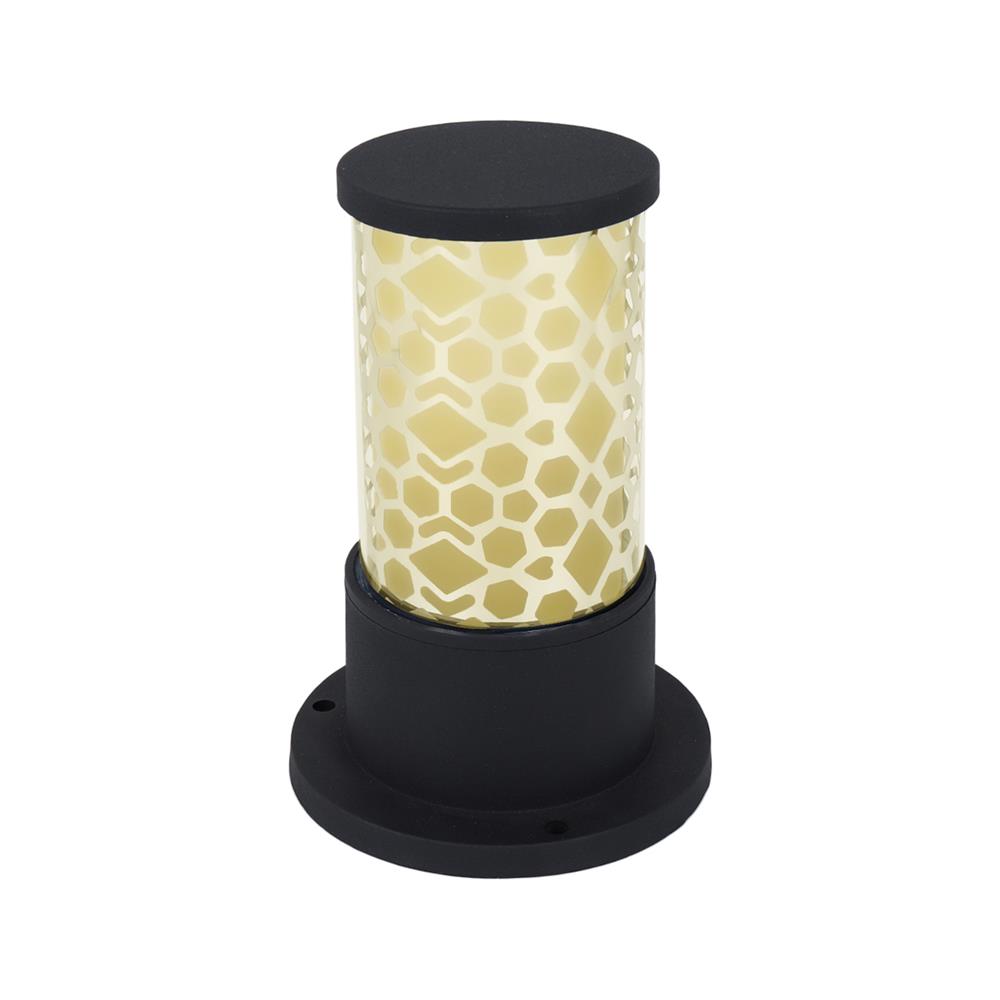 ไฟหัวเสา CARINI BO-F5302AS อะลูมิเนียม/แก้ว MODERN สีดำ