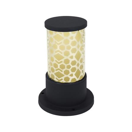 ไฟหัวเสา CARINI BO-F5302AS อะลูมิเนียม/แก้ว MODERN สีดำ_2