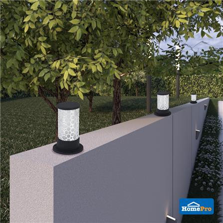 ไฟหัวเสา CARINI BO-F5302AS อะลูมิเนียม/แก้ว MODERN สีดำ_3