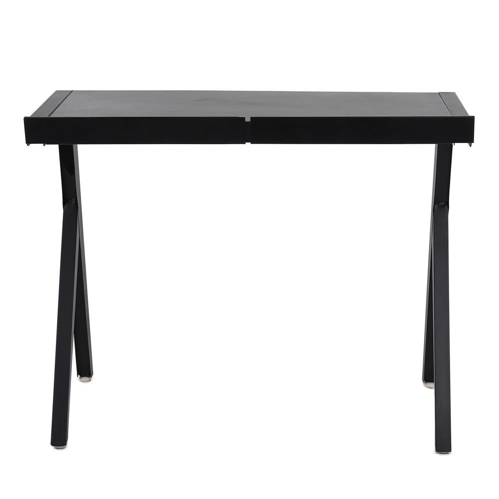 โต๊ะทำงานเหล็ก KIOSK BV-11N 90 ซม. สีดำ