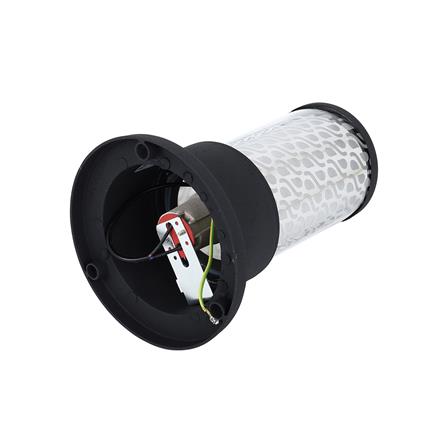 ไฟหัวเสา CARINI BO-F5302CS อะลูมิเนียม/แก้ว MODERN สีดำ_1